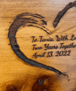 engraving wooden box