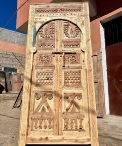 Handcrafted Moroccan Wood Door