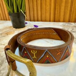 Hand-Painted Leather Belts